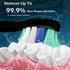 Electric Toothbrush Heads Compatible Sonicare Replacement Heads C2 C1 G2 W W2 4100 5100 6100, Fit Phillips Sonicare Replacement Brush Head, Black 8 Pack