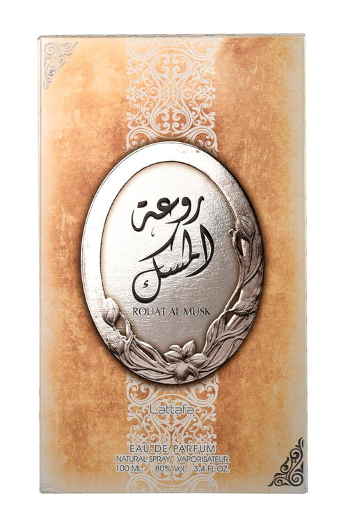 Lattafa Rouat Al Musk Eau de Parfum Spray - 3.40 Ounces / 100 ml Unisex