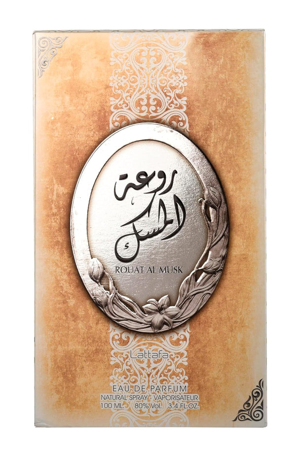 Lattafa Rouat Al Musk Eau de Parfum Spray - 3.40 Ounces / 100 ml Unisex