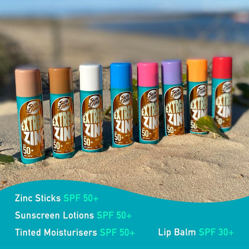 Sun Zapper (Purple Sky) Extreme Zinc Stick, Purple Mineral Sunscreen Stick SPF50+ for Unbeatable Sun Protection