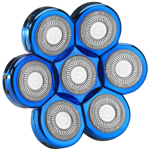 Upgrade 7 Blades Shaver Replacement Blades - Compatible with Freedom Gold Shaver and Most Mainstream Electric Shavers