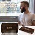 Smooth Viking Beard Brush & Comb Gift Set for Men, Natural Boar Bristle Hair Brush & Wooden Comb for Grooming & Beard