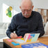 PHIELEY 8 Wooden Tiles Matching Dementia Activities for Seniors, Easy Memory Games for Alzheimers Patients, Cognitive
