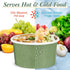 Maxdot 60pcs 5oz Frozen Dessert Cups, Disposable Ice Cream Cups, Paper Yogurt Bowls, for Hot and Cold Foods, Suitable