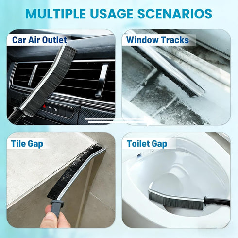 KZOZVAEB 15Pcs Set, (1 Set) Crevice Cleaning Brush Hard Bristle Scrub Brushes Tools for Deep Cleaning Gap,Window Groove