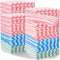 QFGasre 100 Pack Microfiber Cleaning Cloth, Soft Absorbent Rags 10" x 10" Kitchen
