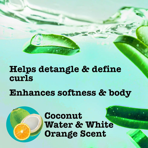 Maui Moisture Curl Quench + Coconut Oil Hydrating Curl Smoothie, 12 Ounce, Vegan & Paraben-Free
