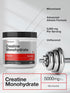 Horbaach Creatine Monohydrate Powder, 1.1lb (17.6 oz) Micronized Unflavored Vegetarian Non-GMO