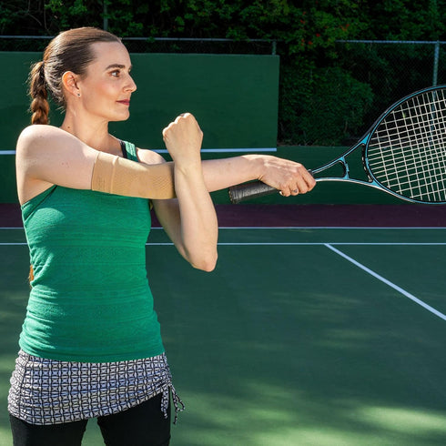 OrthoSleeve Tennis | Golfer's Elbow Brace for medial and lateral epicondylitis, tendonitis, and elbow pain