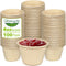 4 oz Small Paper Bowls, 100 Pack Disposable Compostable Bagasse Fiber Bowls for Condiments, Sauce, Ice Cream
