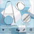 MasterMedi Tongue Scraper with Case, Easy to Use for Adults, Tongue Cleaner for Oral Care & Hygiene (Single Pack)