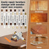LHAVEN Sticks,12colors Wood Filler Wood Wax Crayons for Repairing Scratches, Scuffs, Cracks, and Nail Holes on Wood