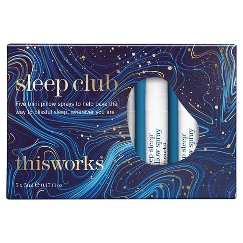 THISWORKS Sleep Club Set 5 x Deep Sleep Pillow Spray 5ml Mini