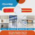 36" Commercial Dust Mops with 59" Extendable Handle, Heavy Duty Wet and Dry Mop for Marble, Tile, Hardwood Floor