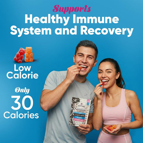 Gummies Gummies 90 E&H Farms Sleep Mushroom for Focus & Energy - Prebiotic & Functional Mushrooms with Lion's Mane