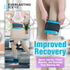Reusable Hot and Cold Gel Ice Pack Wrap (4 Pack) for Adjustable, Flexible Therapy for Knee, Back, Shoulder, Arm, Leg
