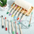 48 Pcs Kids Bamboo Toothbrushes - Soft Bristle, Individually Wrapped Toddler Toothbrushes for Home Travel Oral Supplies