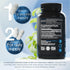 Natural Flow 4X Magnesium Supplement, 120 Capsules Magnesium Glycinate, Taurate, Malate, Orotate Complex for Calm Sleep
