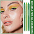 3PCS Green Eyeliner Pencil Set, Colorful Metallic Glitter Eyeliner Pen, Shimmer Eye Shadow Pencil Makeup Kit - Set B