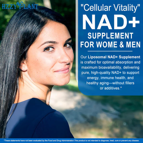 HZZYPLANT Immune 2 NAD+ Supplement, High Absorption NAD Supplements for Women for Cellular Energy Focus Health, NAD