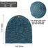 Silk Satin Lined Bonnet Sleep Cap, Adjustable Stay on All Night Hair Wrap Cover for Curly Hair Protection, Heather Lake