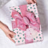 YAMA Glitter Wired Ribbon, Pink, 1-1/2 inch x 20 Yards for Christmas, Gift Wrapping, Wreath, Crafts, Party