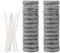 24 Pieces Lint Traps Stainless Steel - Washing Machine Lint Snare Traps with 24 pcs Cable Ties