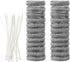 24 Pieces Lint Traps Stainless Steel - Washing Machine Lint Snare Traps with 24 pcs Cable Ties