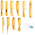 Kare & Kind 10 pcs Plastic Combs, Fine, Coarse, Wide Toothed, All-Purpose for Hairstyling and Grooming