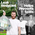 33 Gallon Trash Bags, Clear, 33 x 39”, 100 COUNT, Outdoor Industrial Garbage Can Liner