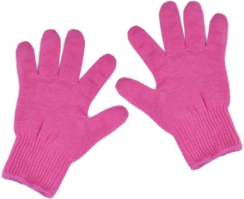 Professional Heat Resistant Gloves for Hair Styling, Heat Proof Protection Gloves for Curling Wand