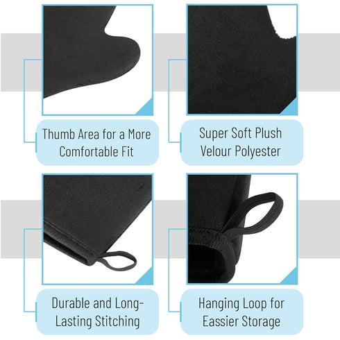 Slick Tanning Mitt, Self Tanner Mitt for Face and Body, Tanning Glove, Back Applicator