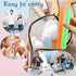 NICEMOVIC 120 Pieces Travel Toothbrush Holder, Portable Plastic Dust Proof Case for Travel, Camping