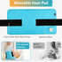 Comfytemp Wearable Heating Pad for Back Pain Relief - 12"×24" Electric Large Heat Pad with 2 Elastic Straps