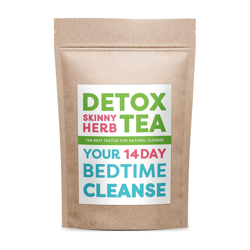 14 Days Bedtime Cleanse: Detox Skinny Herb Tea, 100% Natural Effective Detox and Support