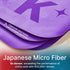Koala Lens Cleaning Cloth, Japanese Microfiber Eyeglass Cleaner for Glasses, Camera Lens, VR/AR Headset, Blue & Purple