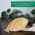 Natural Loofah Exfoliating Sponge (4 Pack) - Biodegradable Organic Loofah Sponge for Shower, Exfoliating Body Scrubber