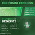 Nootropic Energy Caffeine Pouches • 100mg Caffeine • Alpha GPC & Essential Vitamins • Sugar-Free • Mint Flavor