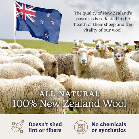 Handy Laundry Wool Dryer Balls - Natural Fabric Softener, Reusable, Pack of 6, Reduces Wrinkles & Saves Time