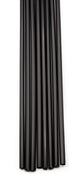 Made in USA Pack of 250 Unwrapped BPA-Free Plastic Drinking Straws, Black, 18" X 0.21"