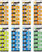 80PCS Watch Batteries - Assorted AG0, AG1, AG3, AG4, AG5, AG7, AG10, AG13, 1.5V Alkaline LR41 LR44 Coin Cell