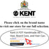 Kent A FOT Handmade All Fine Tooth Saw Cut Beard Comb, Pocket & Travel Comb