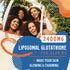 2400MG Liposomal Glutathione Supplement with Vitamin C, Reduced L-Glutathione, 60 Softgels for Immune System