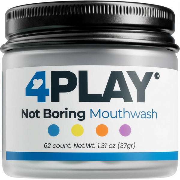 SELFWISE Travel Size Mouthwash Tablets with Nano-Hydroxyapatite, Alcohol & Fluoride Free Natural Oral