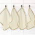 Tatuo 5 Pcs Exfoliating Face and Body Wash Cloths, Towel Weave Bath Scrub for Women and Men, 10.63 x 9.05 Inch