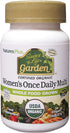 Natures Plus Source of Life Garden Organic Women’s Once Daily Multivitamin - 30 Vegan Tablets, Energy Boost