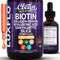 Liquid Biotin & Collagen Keratin Hyaluronic Acid Saw Palmetto Drops Vitamins for