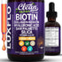 Liquid Biotin & Collagen Keratin Hyaluronic Acid Saw Palmetto Drops Vitamins for