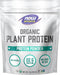 NOW Foods Sports Organic Plant Protein, Unflavored Vegan Powder, 1 lb