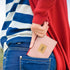 Minatee 2 Packet, 4.7 3.6 Inch Pcs Birth Control Pill x Canvas Wallet Pill Holder Sleeve Pouch with Zipper for Card